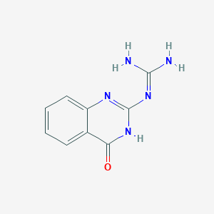 molecular formula C9H9N5O B1449609 N-(4-oxo-3,4-dihydroquinazolin-2-yl)guanidine CAS No. 62936-92-9