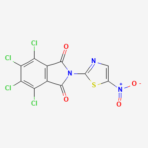 4,5,6,7-Tetrachloro-2-(5-nitro-1,3-thiazol-2-yl)-1h-isoindole-1,3(2h)-dione