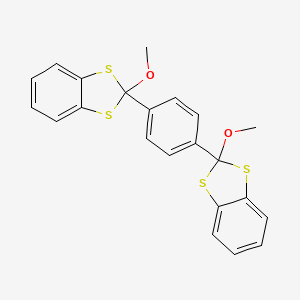 2,2'-(1,4-Phenylene)bis(2-methoxy-2H-1,3-benzodithiole)