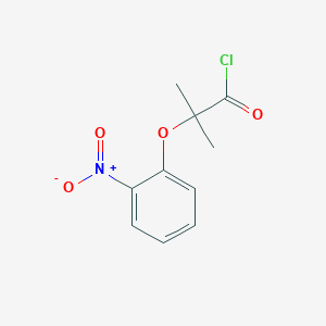 2-Methyl-2-(2-nitrophenoxy)propanoyl chloride