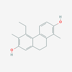 5-Ethyl-1,6-dimethyl-9,10-dihydrophenanthrene-2,7-diol