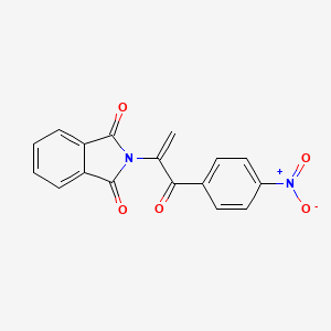 2-[3-(4-Nitrophenyl)-3-oxoprop-1-en-2-yl]-1H-isoindole-1,3(2H)-dione