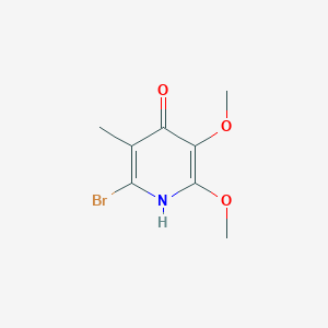 2-Bromo-5,6-dimethoxy-3-methylpyridin-4(1H)-one