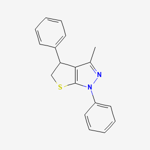 3-Methyl-1,4-diphenyl-4,5-dihydro-1H-thieno[2,3-c]pyrazole