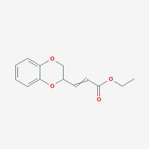 Ethyl 3-(2,3-dihydro-1,4-benzodioxin-2-yl)prop-2-enoate