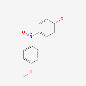 molecular formula C14H14NO3+ B14496194 4,4'-Dimethoxydiphenylnitrogen oxide CAS No. 63619-50-1