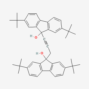 9,9'-(Prop-1-yne-1,3-diyl)bis(2,7-di-tert-butyl-9H-fluoren-9-ol)