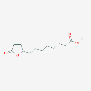 2-Furanoctanoic acid, tetrahydro-5-oxo-, methyl ester