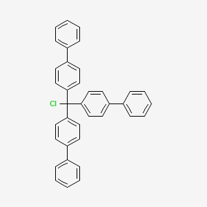 1-[Chloro-bis(4-phenylphenyl)methyl]-4-phenylbenzene