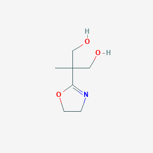 molecular formula C7H13NO3 B14496319 2-(4,5-Dihydro-1,3-oxazol-2-yl)-2-methylpropane-1,3-diol CAS No. 63551-42-8