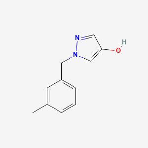 molecular formula C11H12N2O B1449632 1-(3-甲基苄基)-1H-吡唑-4-醇 CAS No. 1595751-31-7