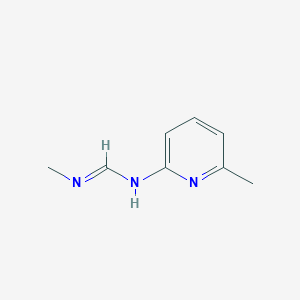 N'-methyl-N-(6-methylpyridin-2-yl)methanimidamide