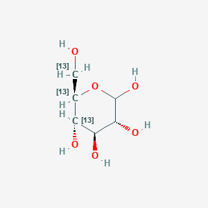 B1449633 D-[4,5,6-13C3]glucose CAS No. 478529-47-4