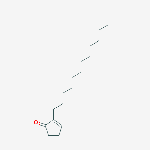 2-Tridecylcyclopent-2-EN-1-one