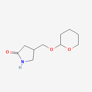 4-{[(Oxan-2-yl)oxy]methyl}pyrrolidin-2-one