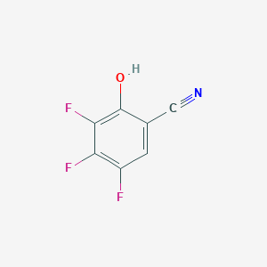 molecular formula C7H2F3NO B1449635 3,4,5-三氟-2-羟基苯甲腈 CAS No. 1891204-68-4