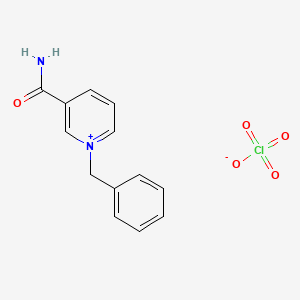 Pyridinium, 3-(aminocarbonyl)-1-(phenylmethyl)-, perchlorate