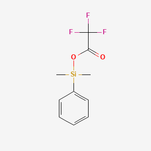 Dimethyl(phenyl)silyl trifluoroacetate