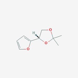 (4S)-4-(furan-2-yl)-2,2-dimethyl-1,3-dioxolane