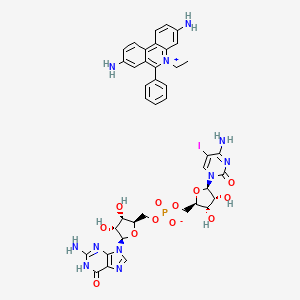 Ethidium-5-iodocytidylyl(3'-5')guanosine