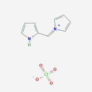 1-[(1H-Pyrrol-2-yl)methylidene]-1H-pyrrol-1-ium perchlorate