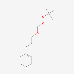 1-{3-[(Tert-butylperoxy)methoxy]propyl}cyclohex-1-ene