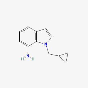 B1449656 1-(Cyclopropylmethyl)-1H-indol-7-amine CAS No. 1597651-95-0