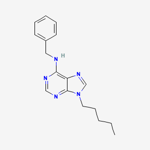 N-Benzyl-9-pentyl-9H-purin-6-amine