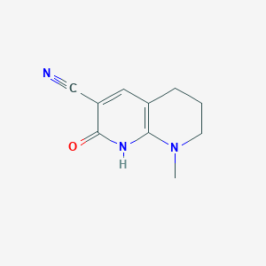 8-Methyl-2-oxo-1,5,6,7-tetrahydro-1,8-naphthyridine-3-carbonitrile