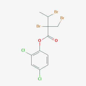 2,4-Dichlorophenyl 2,3-dibromo-2-(bromomethyl)butanoate