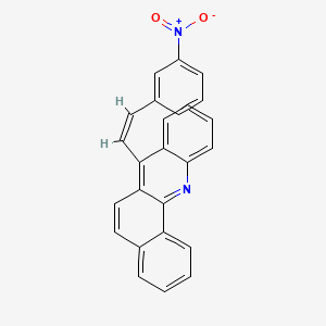 7-(m-Nitrostyryl)benz(c)acridine