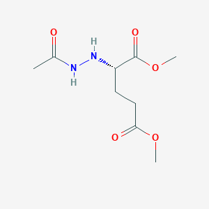 dimethyl (2S)-2-(2-acetylhydrazinyl)pentanedioate