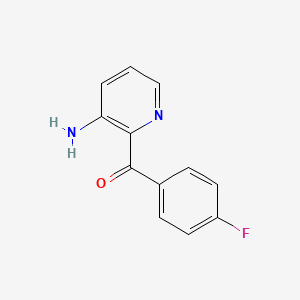 molecular formula C12H9FN2O B1449659 2-(4-氟苯甲酰)吡啶-3-胺 CAS No. 1600982-28-2