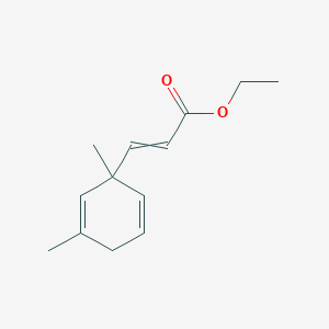 Ethyl 3-(1,3-dimethylcyclohexa-2,5-dien-1-yl)prop-2-enoate