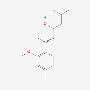 2-(2-Methoxy-4-methylphenyl)-6-methylhept-2-en-4-ol