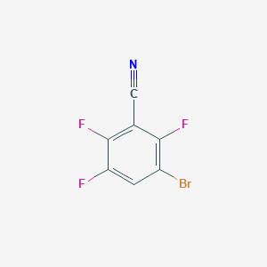 molecular formula C7HBrF3N B1449665 3-溴-2,5,6-三氟苯甲腈 CAS No. 485318-78-3