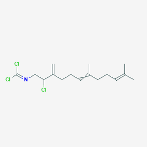 (2-Chloro-7,11-dimethyl-3-methylidenedodeca-6,10-dien-1-yl)carbonimidoyl