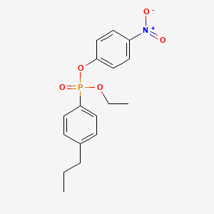 Phosphonic acid, (1-propynyl)-, di(2-propynyl) ester