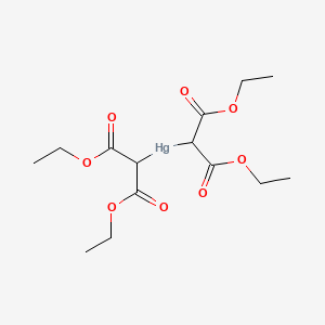 Bis(1,3-diethoxy-1,3-dioxopropan-2-yl)mercury