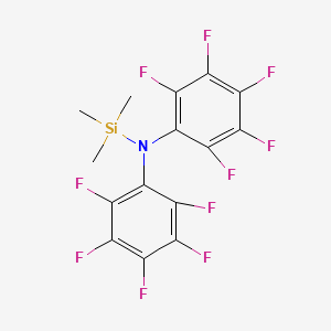 1,1,1-Trimethyl-N,N-bis(pentafluorophenyl)silanamine