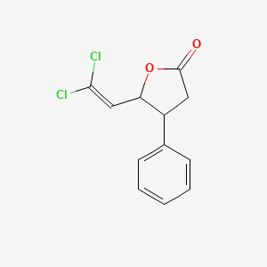 5-(2,2-Dichloroethenyl)-4-phenyloxolan-2-one