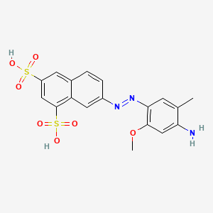 1,3-Naphthalenedisulfonic acid, 7-[(4-amino-2-methoxy-5-methylphenyl)azo]-