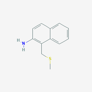 1-[(Methylsulfanyl)methyl]naphthalen-2-amine