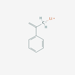 molecular formula C9H9Li B14496970 lithium;prop-1-en-2-ylbenzene CAS No. 63226-59-5