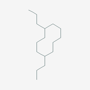 molecular formula C16H32 B14496980 1,5-Dipropylcyclodecane CAS No. 65269-85-4