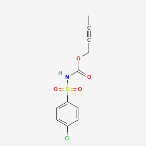 But-2-yn-1-yl (4-chlorobenzene-1-sulfonyl)carbamate