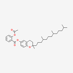 3,4-Dihydro-2-methyl-2-(4,8,12-trimethyltridecyl)-2H-1-benzopyran-6-yl 2-(acetyloxy)benzoate