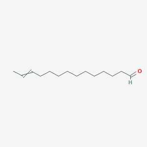 molecular formula C14H26O B14497037 12-Tetradecenal CAS No. 63618-40-6