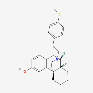 (-)-17-(p-Methylthio)phenethylmorphinan-3-ol