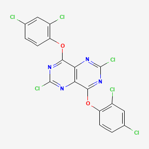 2,6-Dichloro-4,8-bis(2,4-dichlorophenoxy)pyrimido[5,4-d]pyrimidine